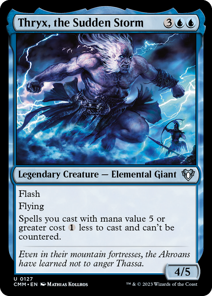 Thryx, the Sudden Storm [Commander Masters] | GnG Games