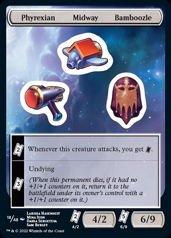 Phyrexian Midway Bamboozle [Unfinity Stickers] | GnG Games