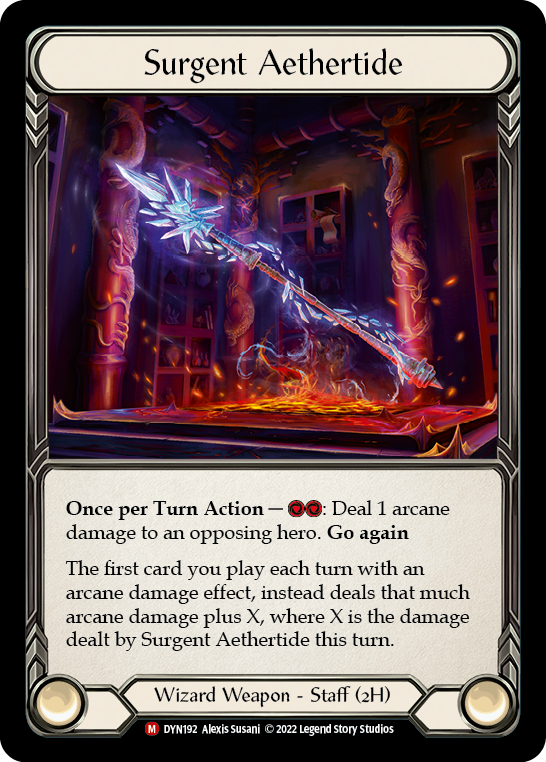 Surgent Aethertide [DYN192] (Dynasty)  Rainbow Foil | GnG Games