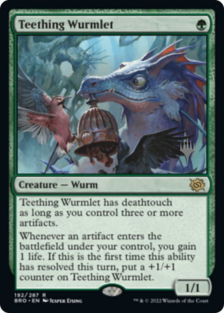 Teething Wurmlet (Promo Pack) [The Brothers' War Promos] | GnG Games