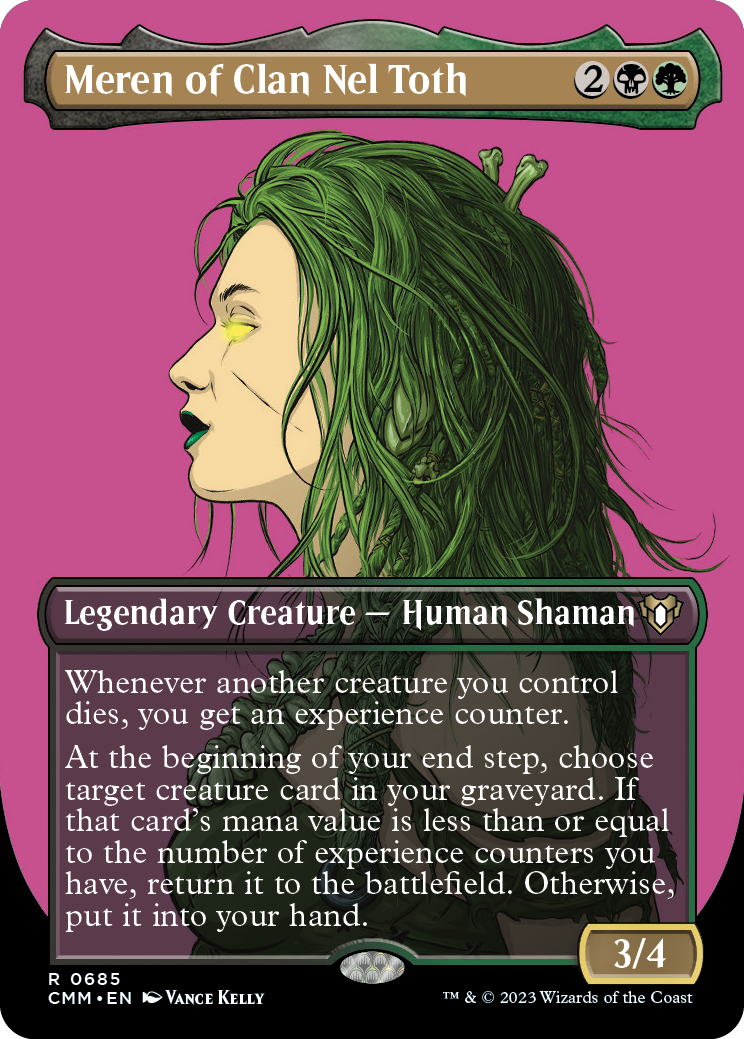 Meren of Clan Nel Toth (Borderless Profile) [Commander Masters] | GnG Games