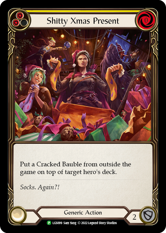 Shitty Xmas Present [LGS099] (Promo)  Rainbow Foil | GnG Games