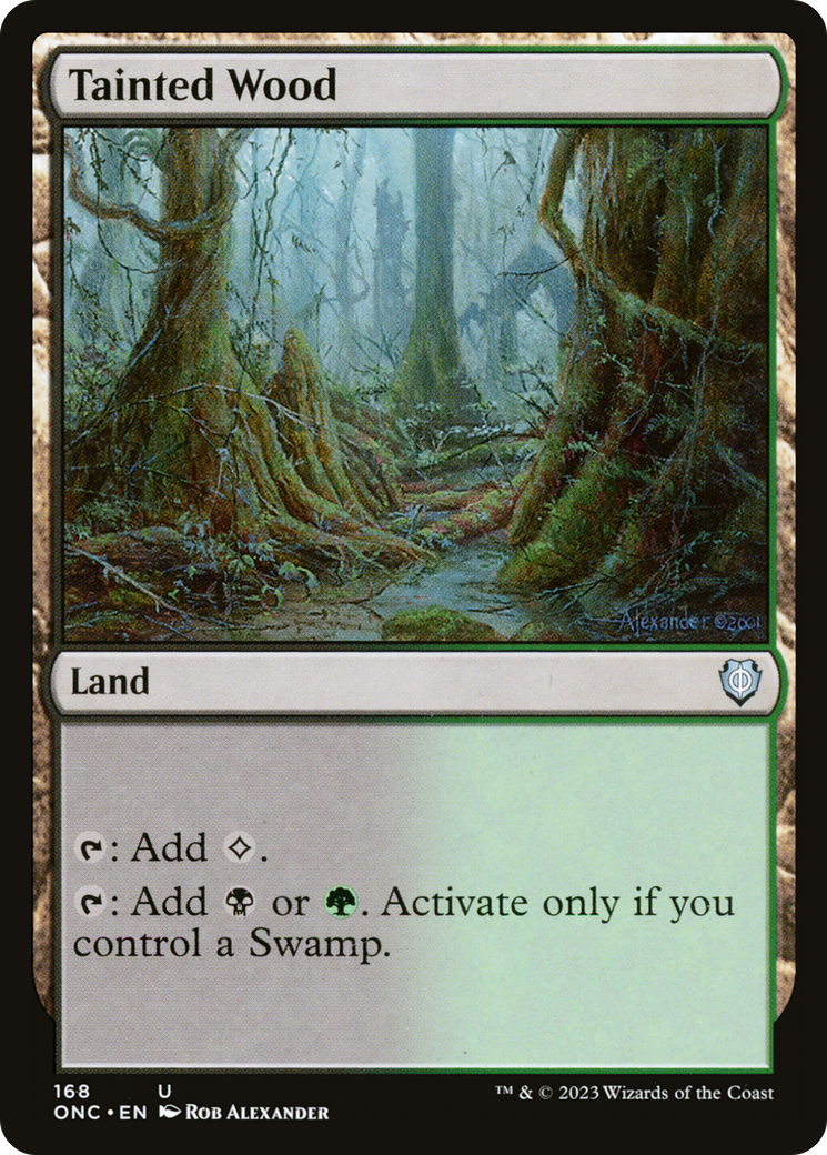 Tainted Wood [Phyrexia: All Will Be One Commander] | GnG Games