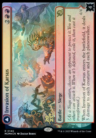 Invasion of Karsus // Refraction Elemental [March of the Machine Prerelease Promos] | GnG Games