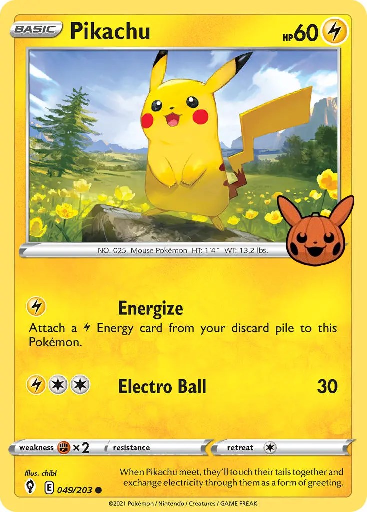 Pikachu (049/203) [Trick or Trade] | GnG Games