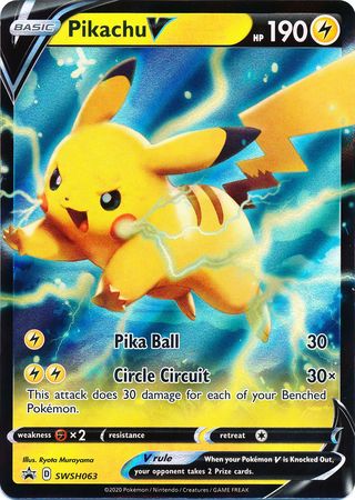 Pikachu V (SWSH063) [Sword & Shield: Black Star Promos] | GnG Games