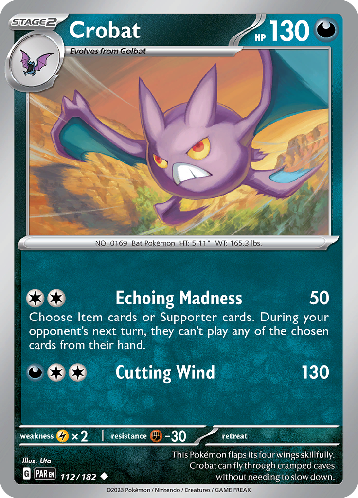 Crobat (112/182) [Scarlet & Violet: Paradox Rift] | GnG Games