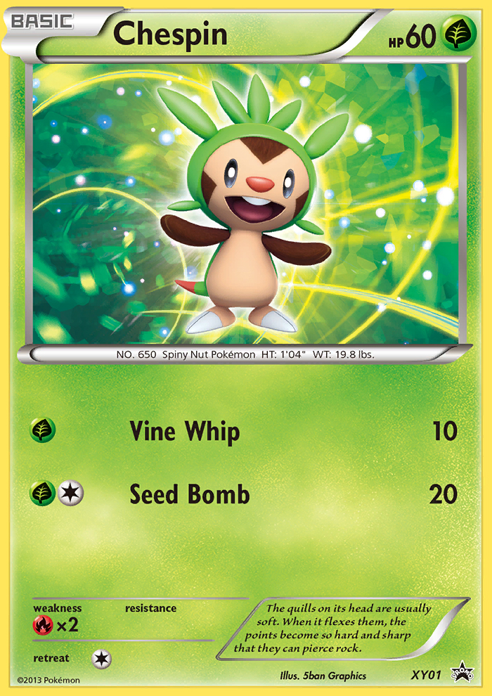 Chespin (XY01) [XY: Black Star Promos] | GnG Games