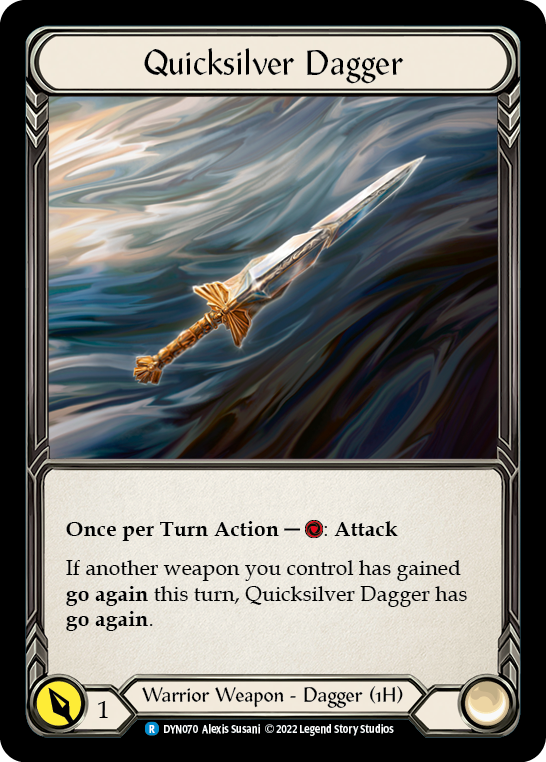 Quicksilver Dagger [DYN070] (Dynasty)  Rainbow Foil | GnG Games