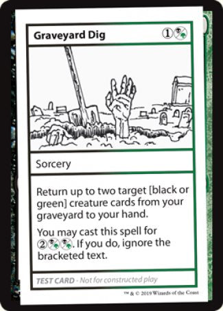 Graveyard Dig (2021 Edition) [Mystery Booster Playtest Cards] | GnG Games
