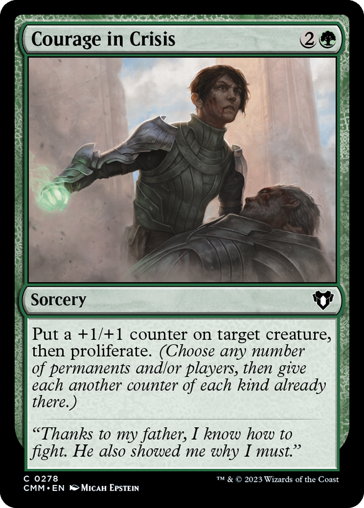 Courage in Crisis [Commander Masters] | GnG Games