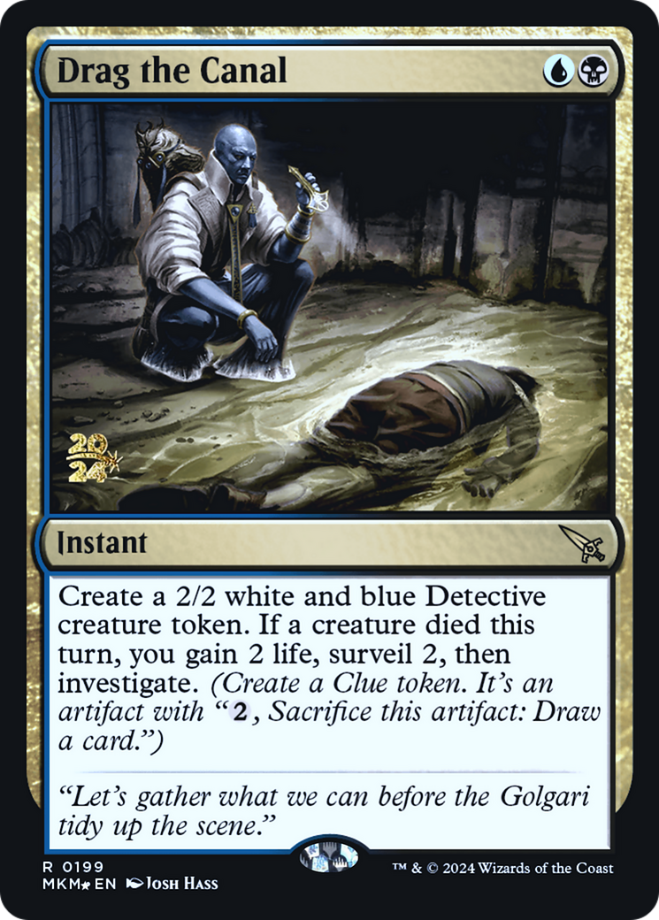 Drag the Canal [Murders at Karlov Manor Prerelease Promos] | GnG Games