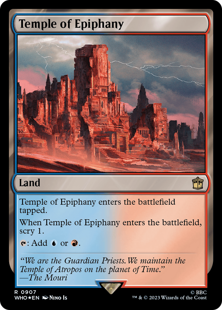 Temple of Epiphany (Surge Foil) [Doctor Who] | GnG Games