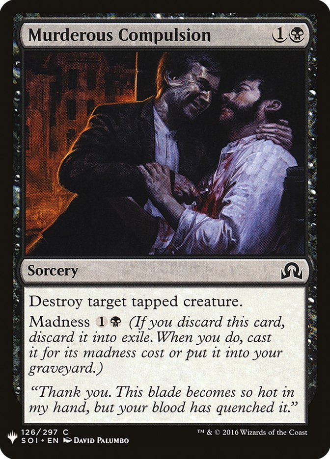 Murderous Compulsion [Mystery Booster] | GnG Games