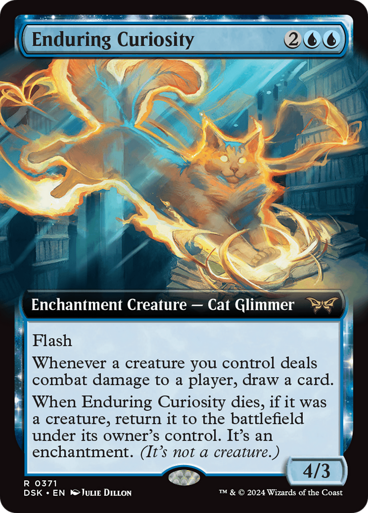 Enduring Curiosity (Extended Art) [Duskmourn: House of Horror] | GnG Games