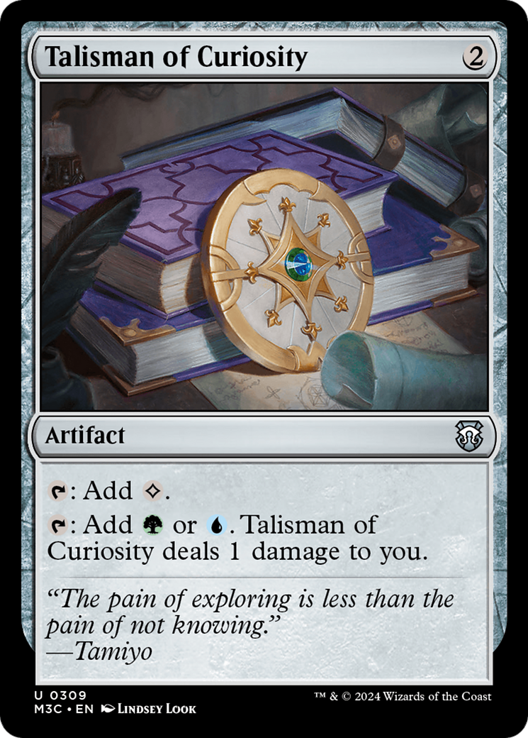 Talisman of Curiosity (Ripple Foil) [Modern Horizons 3 Commander] | GnG Games