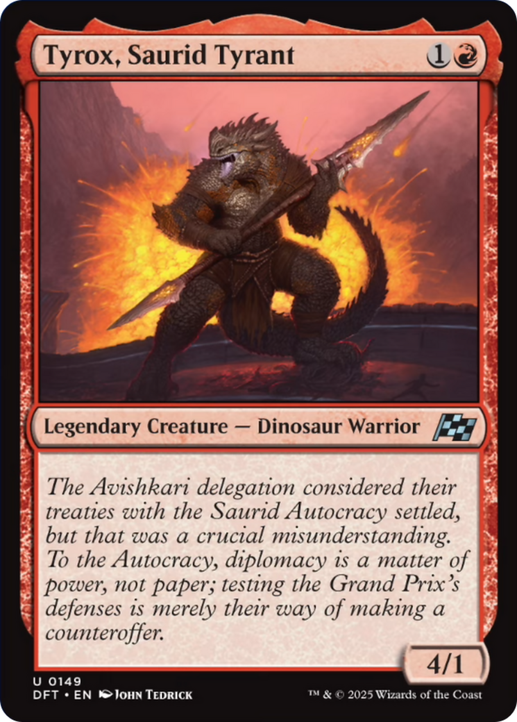Tyrox, Saurid Tyrant [Aetherdrift] | GnG Games