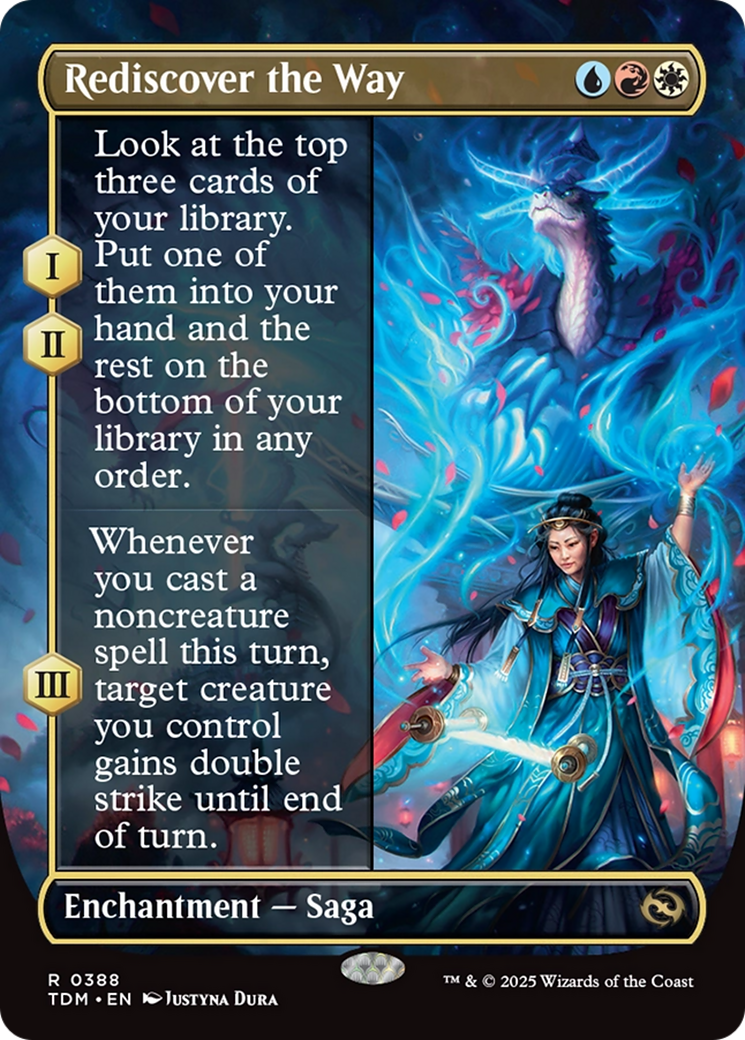 Rediscover the Way (Borderless) [Tarkir: Dragonstorm] | GnG Games