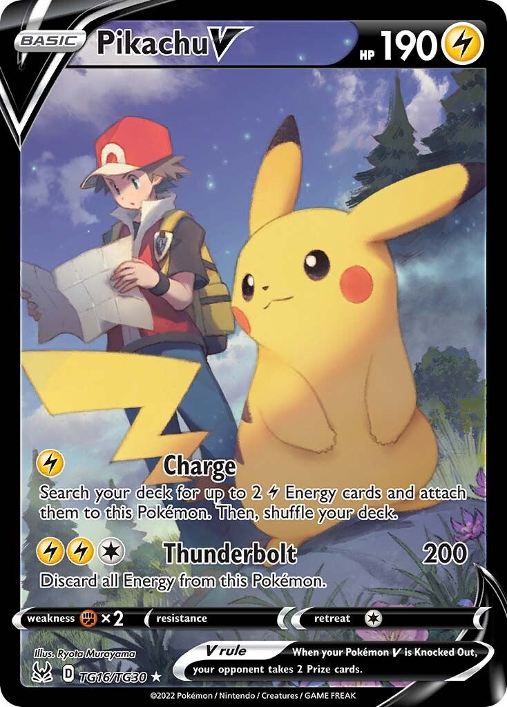 Pikachu V (TG16/TG30) [Sword & Shield: Lost Origin] | GnG Games