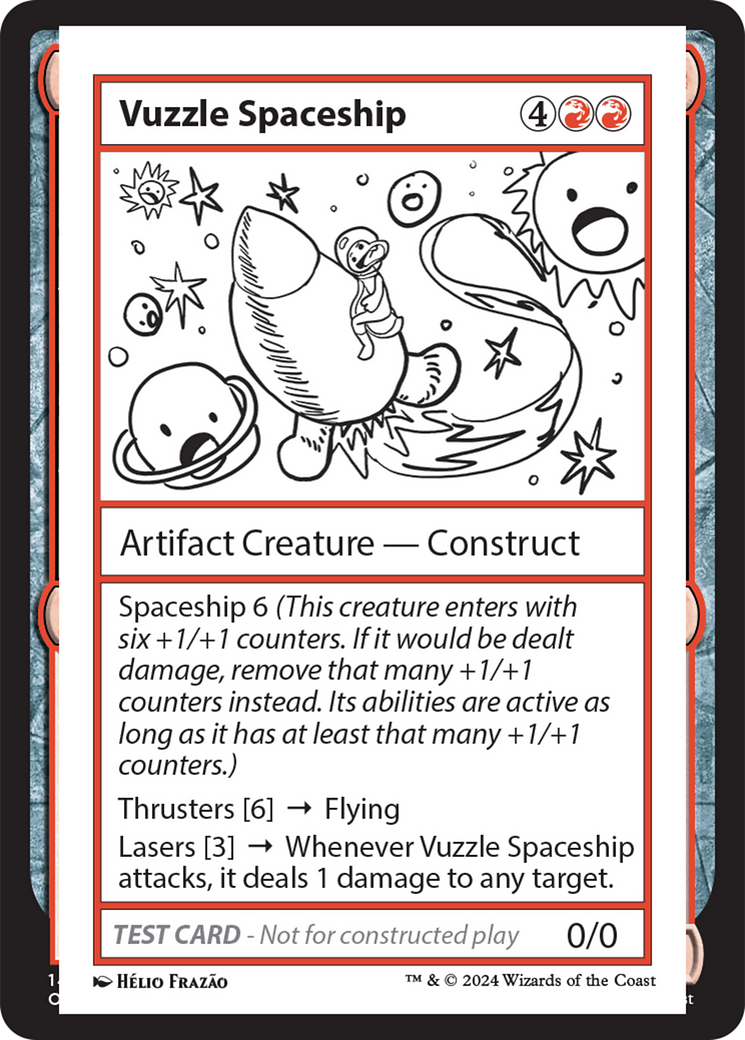 Vuzzle Spaceship [Mystery Booster 2 Playtest Cards] | GnG Games