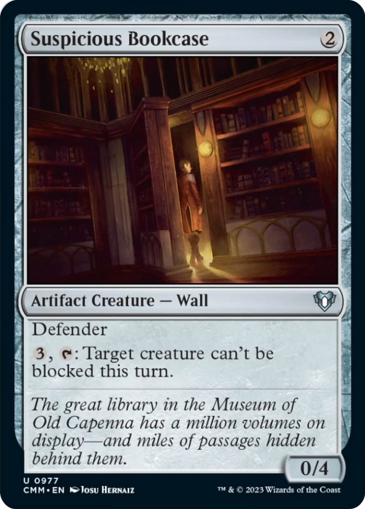 Suspicious Bookcase [Commander Masters] | GnG Games