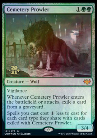 Cemetery Prowler [Innistrad: Crimson Vow Prerelease Promos] | GnG Games