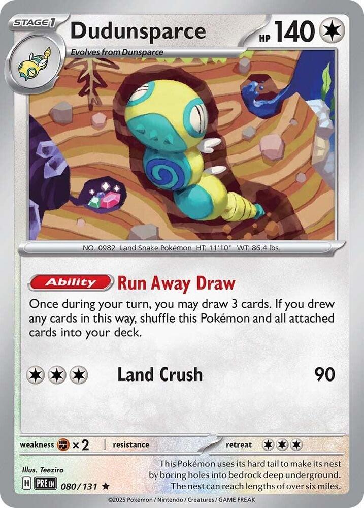 Dudunsparce (080/131) [Scarlet & Violet: Prismatic Evolutions] | GnG Games