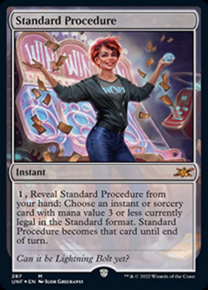 Standard Procedure (Galaxy Foil) [Unfinity] | GnG Games