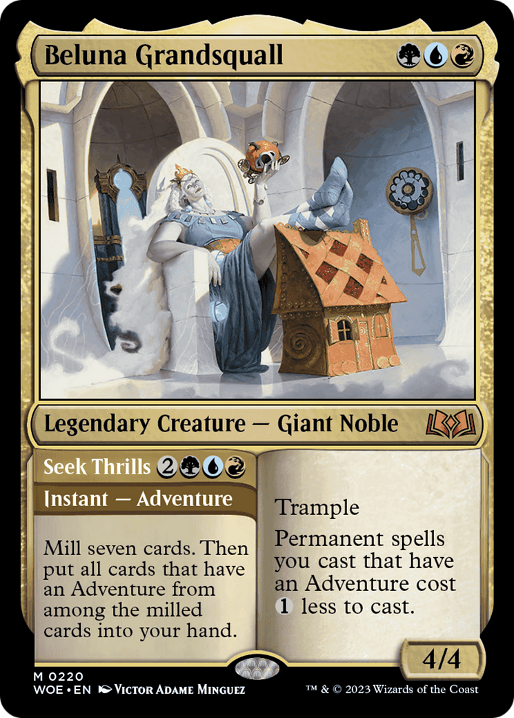 Beluna Grandsquall // Seek Thrills [Wilds of Eldraine] | GnG Games