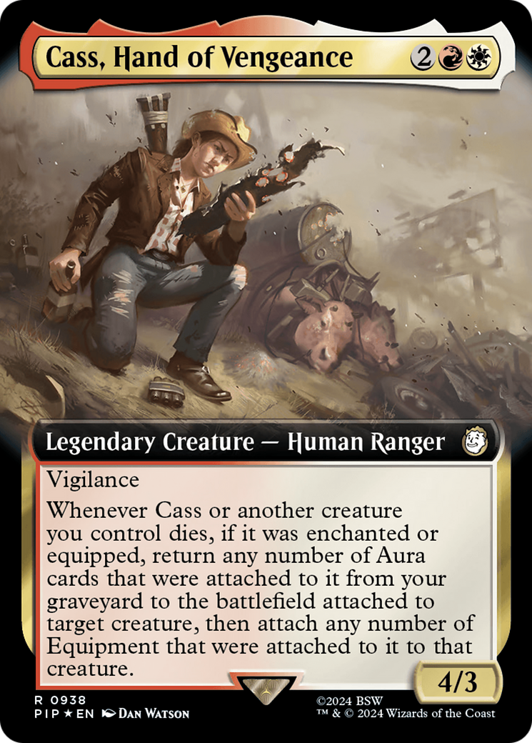 Cass, Hand of Vengeance (Extended Art) (Surge Foil) [Fallout] | GnG Games