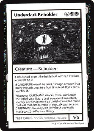 Underdark Beholder (2021 Edition) [Mystery Booster Playtest Cards] | GnG Games