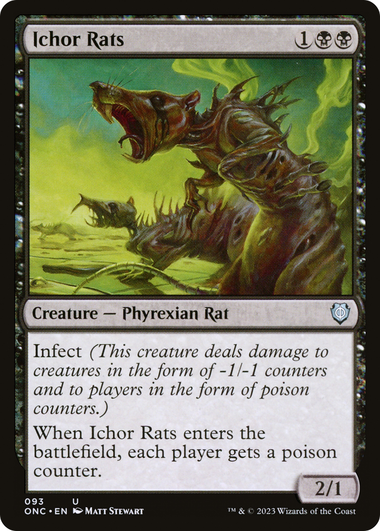 Ichor Rats [Phyrexia: All Will Be One Commander] | GnG Games