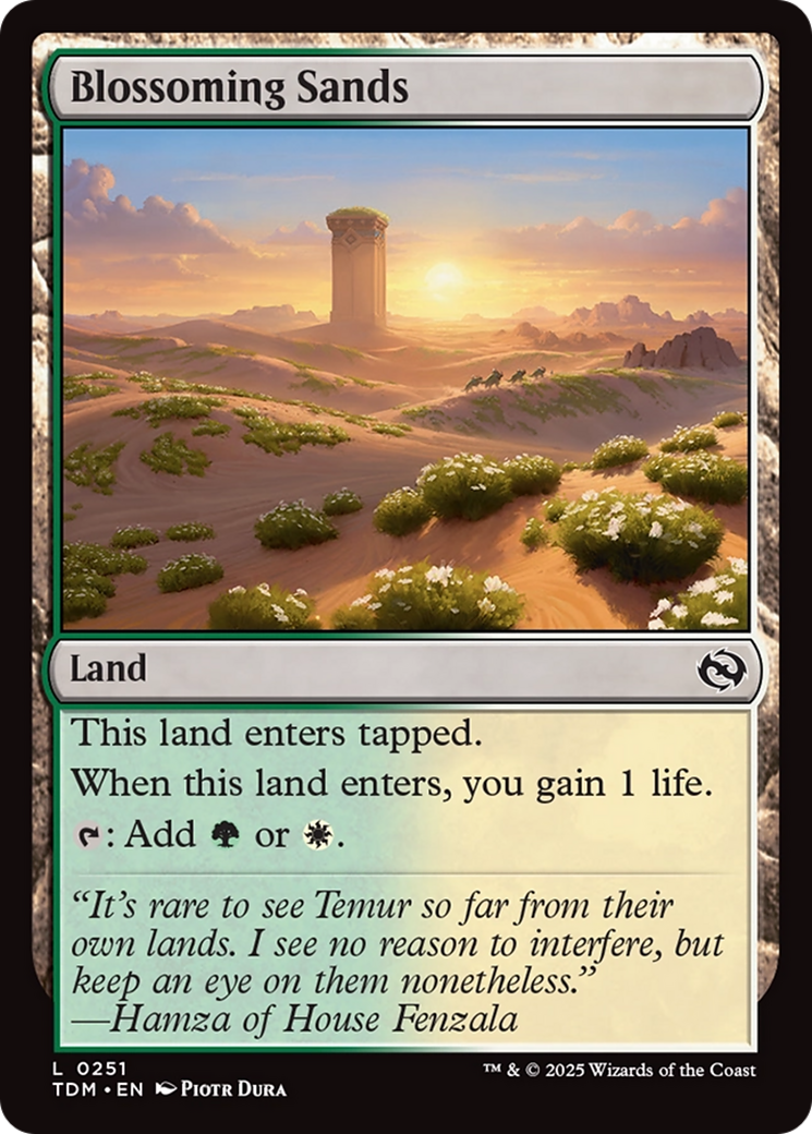 Blossoming Sands [Tarkir: Dragonstorm] | GnG Games