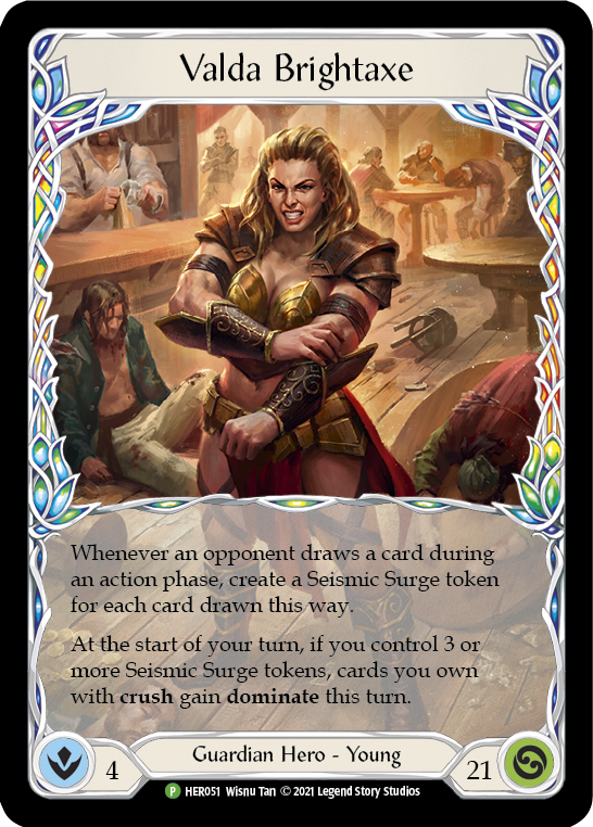 Valda Brightaxe [HER051] (Promo)  Cold Foil | GnG Games