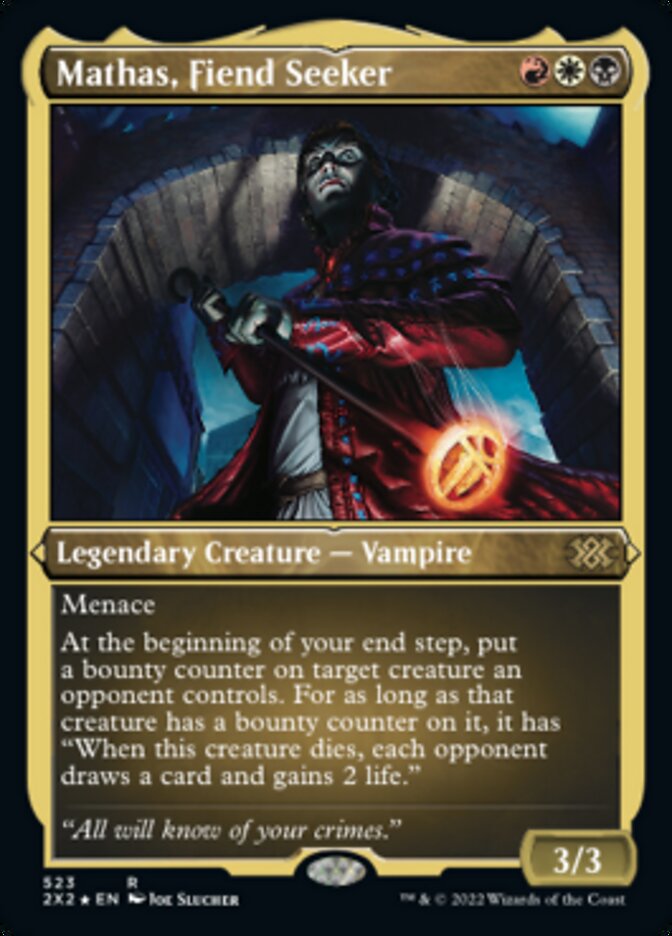 Mathas, Fiend Seeker (Foil Etched) [Double Masters 2022] | GnG Games