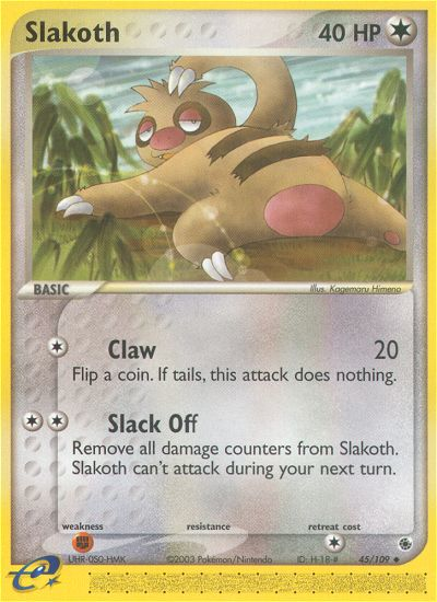 Slakoth (45/109) [EX: Ruby & Sapphire] | GnG Games