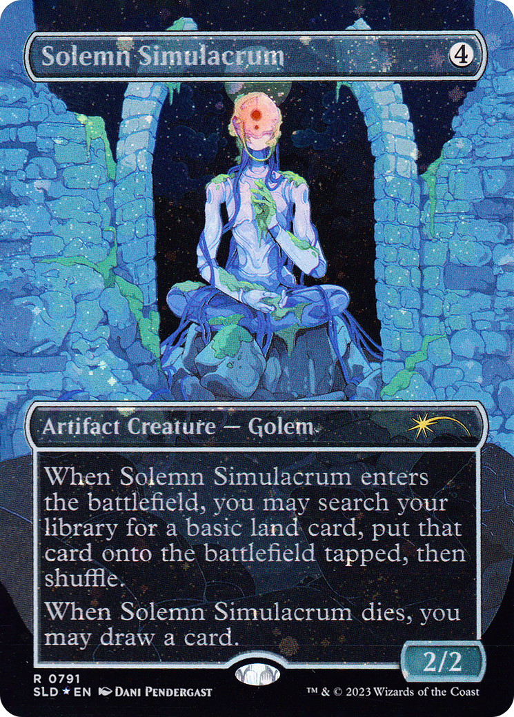 Solemn Simulacrum (1725) (Rainbow Foil) [Secret Lair Drop Series] | GnG Games