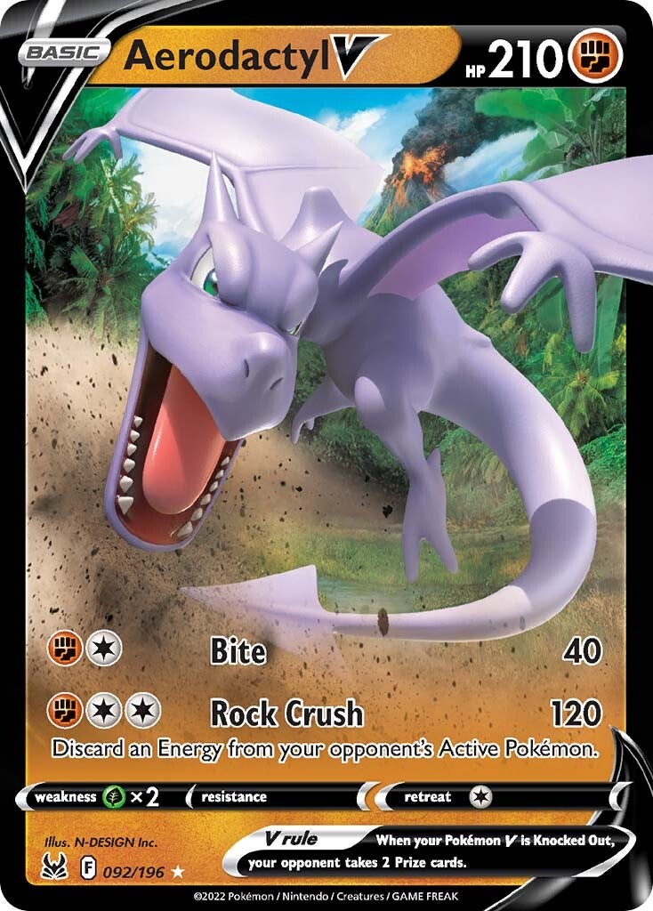 Aerodactyl V (092/196) [Sword & Shield: Lost Origin] | GnG Games