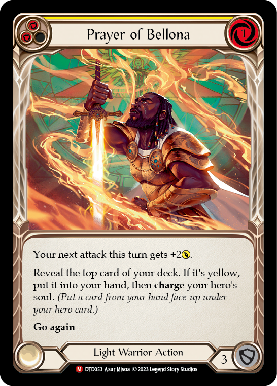 Prayer of Bellona [DTD053] (Dusk Till Dawn)  Rainbow Foil | GnG Games