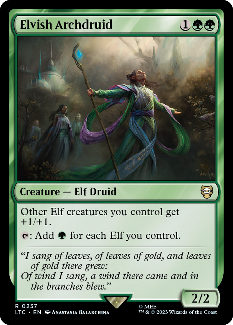 Elvish Archdruid [The Lord of the Rings: Tales of Middle-Earth Commander] | GnG Games