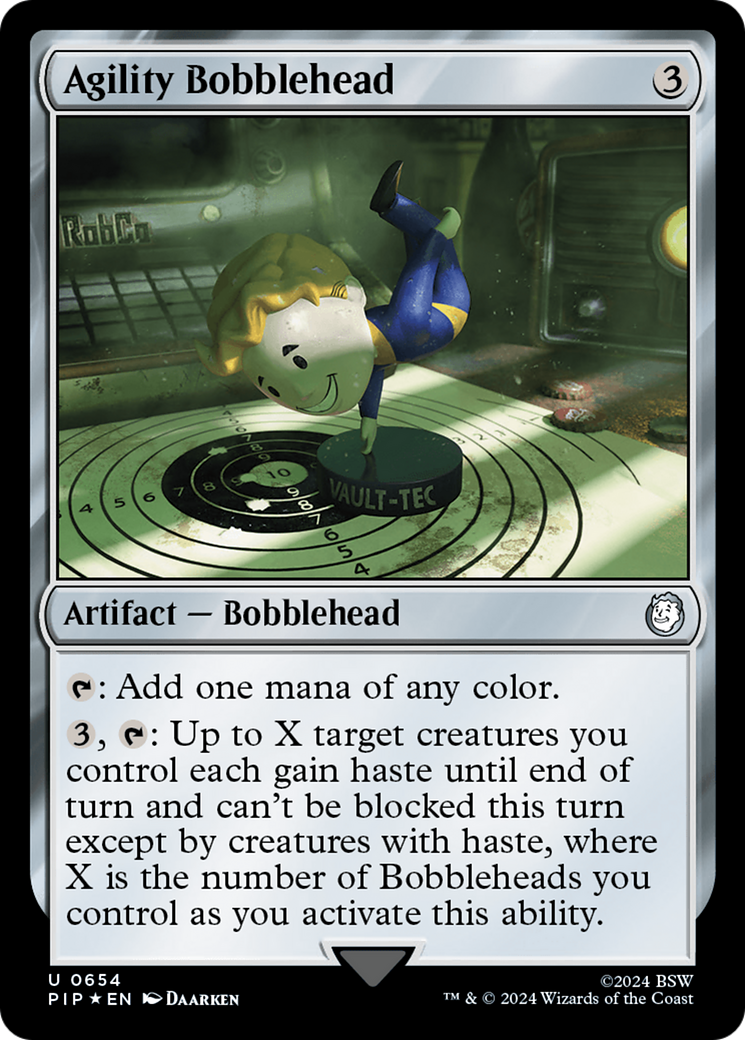 Agility Bobblehead (Surge Foil) [Fallout] | GnG Games