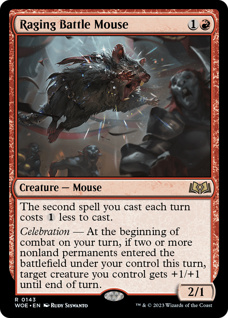 Raging Battle Mouse [Wilds of Eldraine] | GnG Games