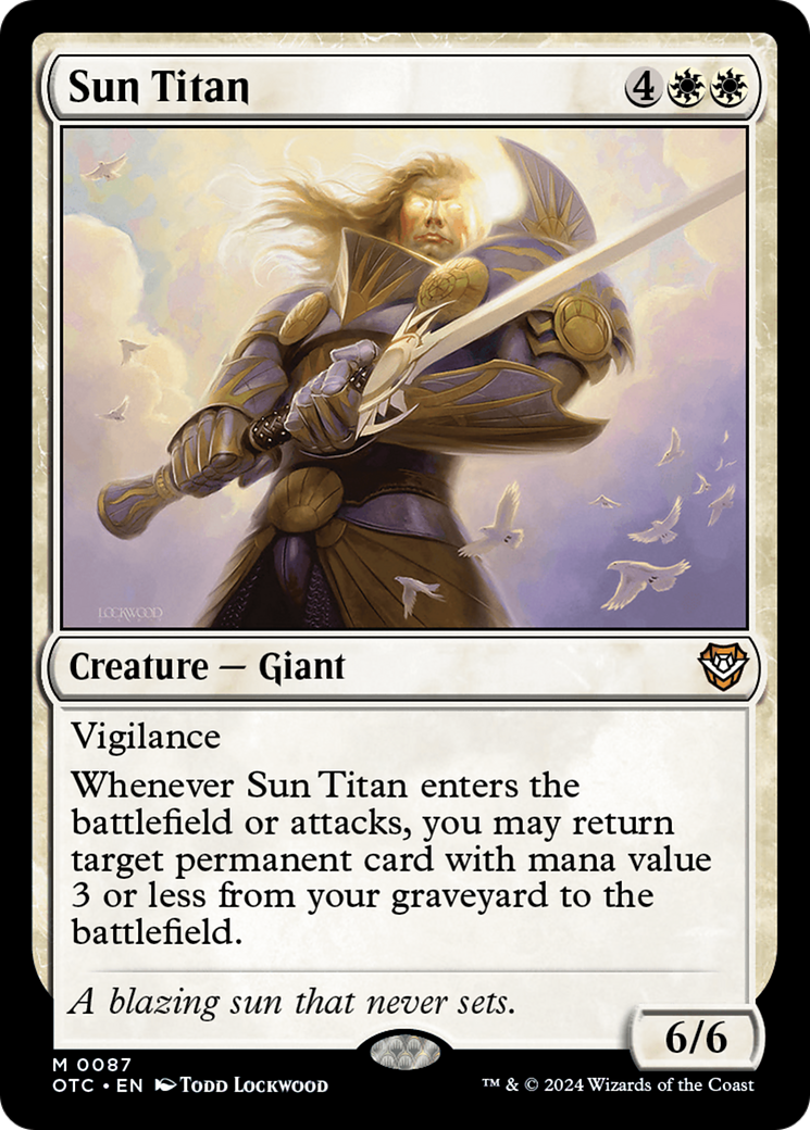 Sun Titan [Outlaws of Thunder Junction Commander] | GnG Games