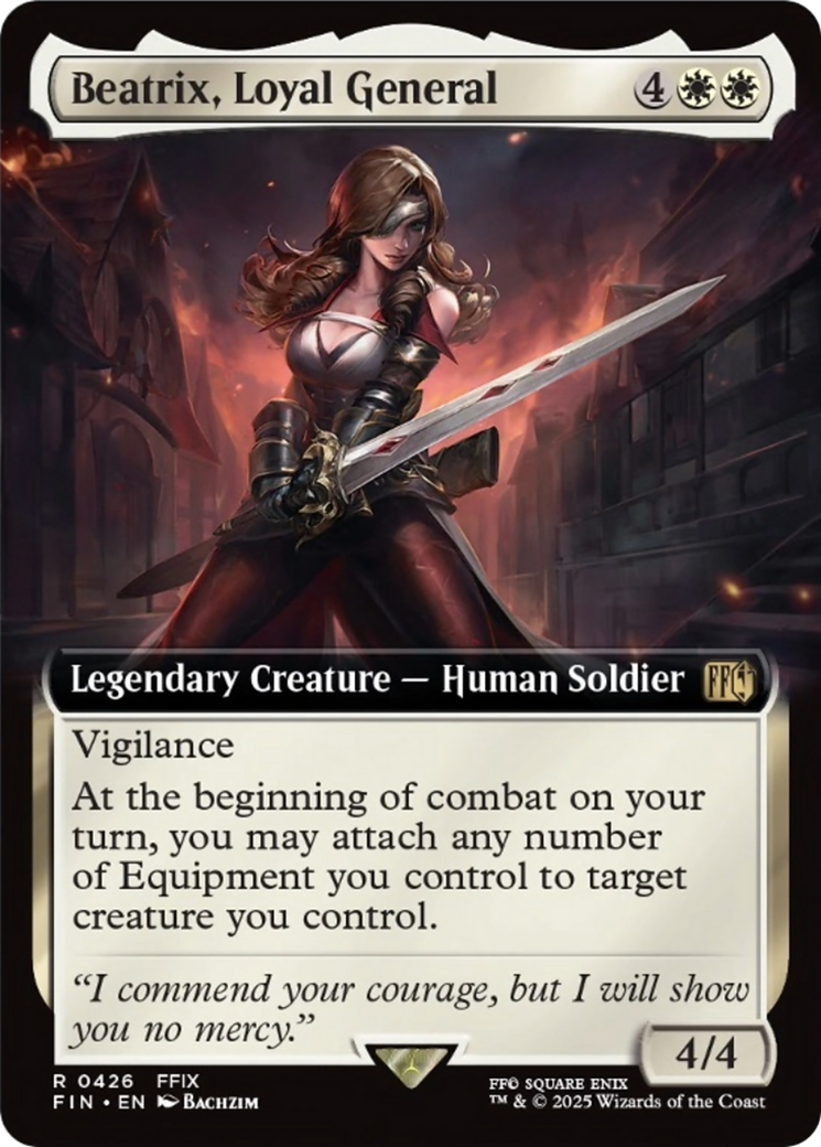 Beatrix, Loyal General (Extended Art) [FINAL FANTASY] | GnG Games