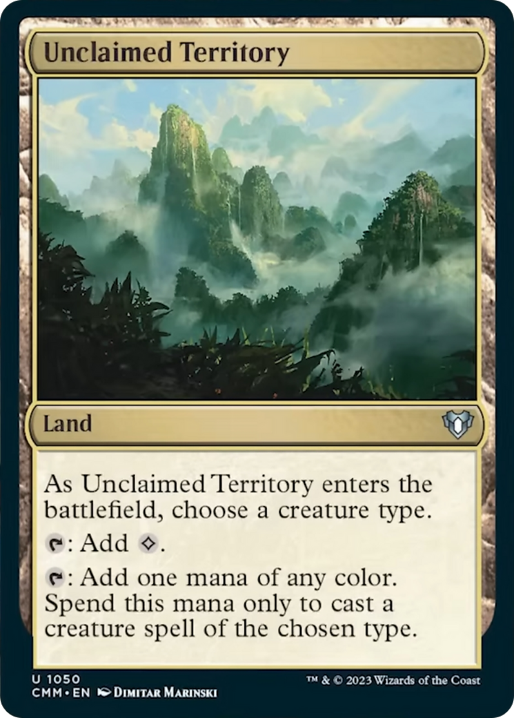 Unclaimed Territory [Commander Masters] | GnG Games
