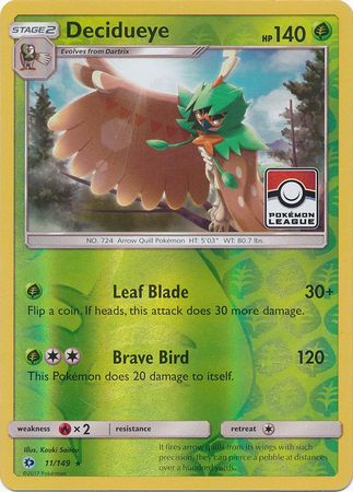 Decidueye (11/149) (League Promo) [Sun & Moon: Base Set] | GnG Games