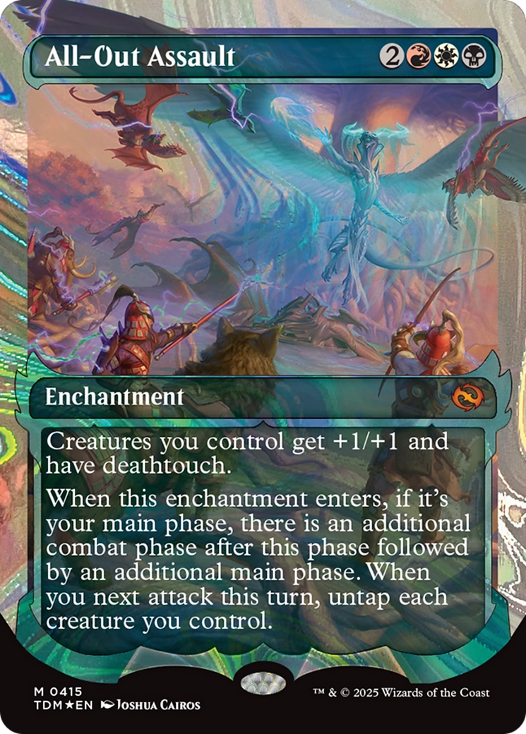 All-Out Assault (Showcase) (Halo Foil) [Tarkir: Dragonstorm] | GnG Games