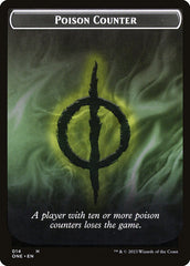 Phyrexian Goblin // Poison Counter Double-Sided Token [Phyrexia: All Will Be One Tokens] | GnG Games