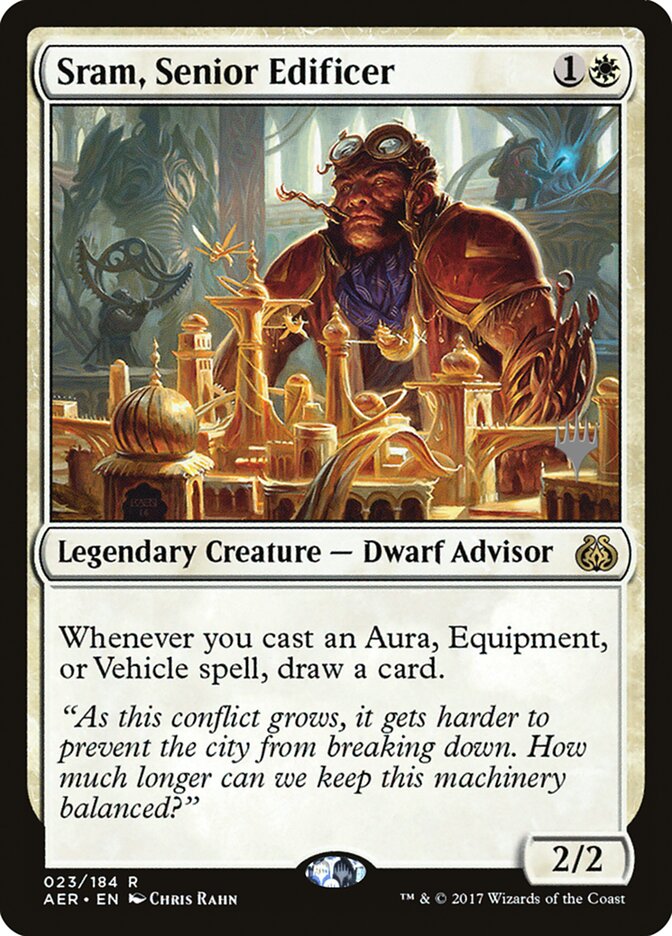 Sram, Senior Edificer [Aether Revolt Promos] | GnG Games