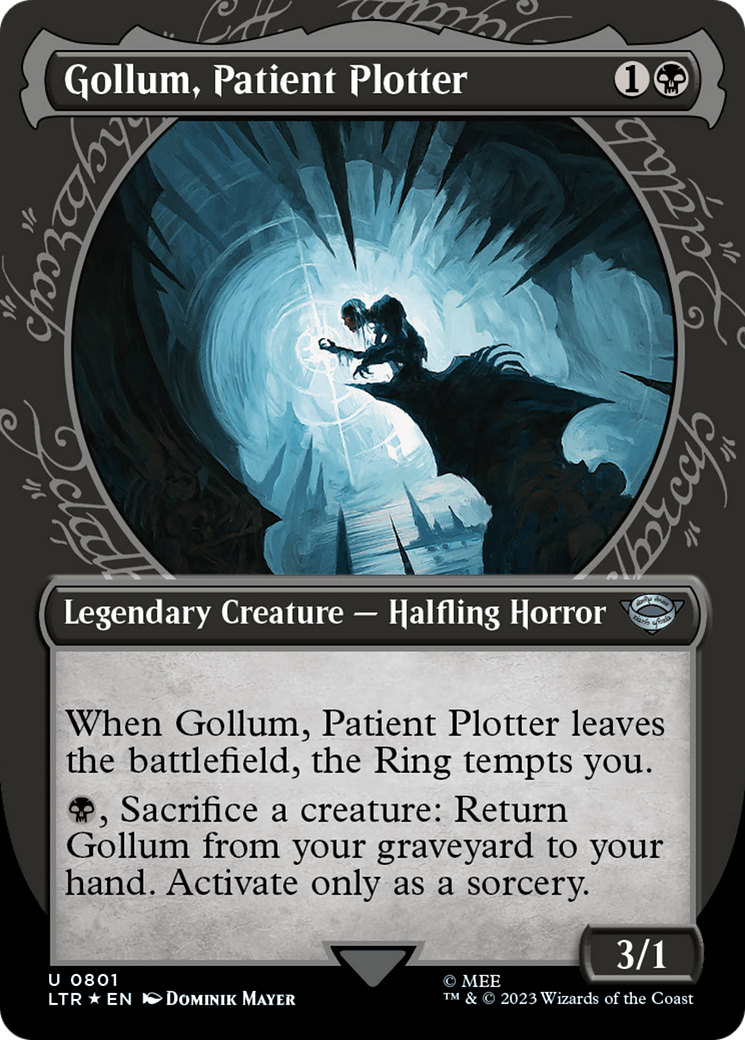 Gollum, Patient Plotter (Showcase) (Surge Foil) [The Lord of the Rings: Tales of Middle-Earth] | GnG Games